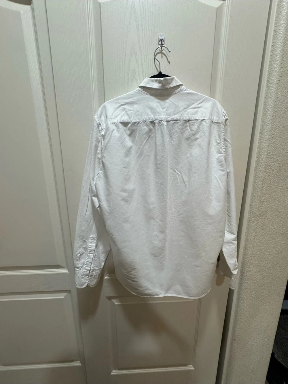 J.Crew Flex White 100% Cotton Button Down Oxford Shirt Men’s Large